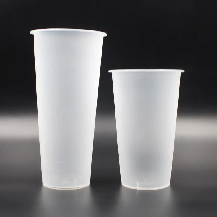 Hot sells Custom 360cc 500cc 700cc vasos plastics Disposable Plastic bubble tea milk 16oz Cups with Lid wholesale plastic cups