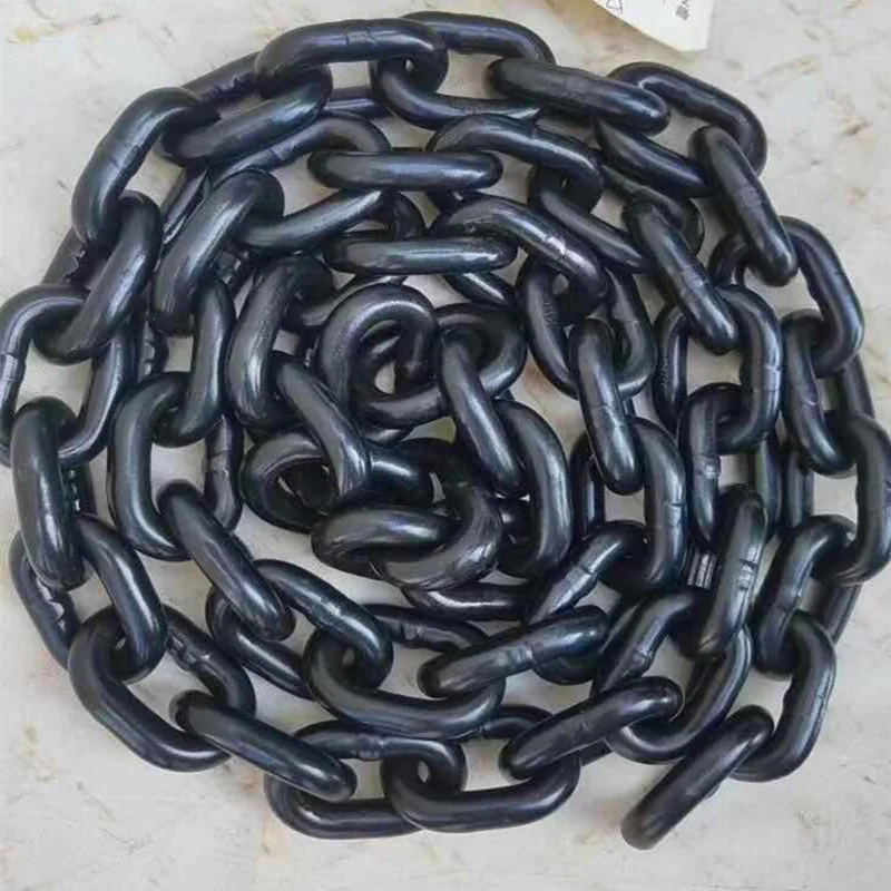 G80 Grade Industrial Alloy Steel Chain 9mm Alloy Lifting Chain with Zinc Galvanized Finish Welded Structure for Mining Industry