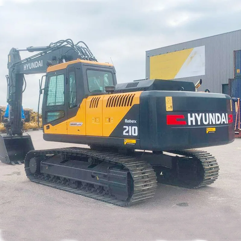 Small Crawler Digger CE EPA China Hydraulic Hyun dai r55-7 210 220lc Excavator