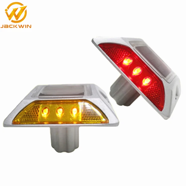 Waterproof Reflective Aluminum LED Solar Road Stud / Cat Eyes / Pavement Marker