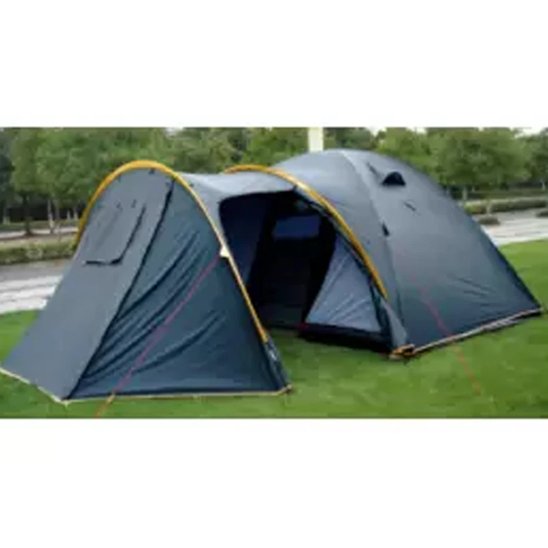 Изготовленная на заказ Экологически чистая ткань 3-4 человека 4 сезона Водонепроницаемая двухслойная семейная уличная палатка для кемпинга