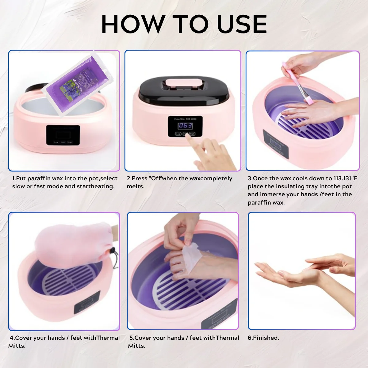 450g Beauty Paraffin Wax Hand Care Beauty Wax Moisturizing Whitening  Care Hand Paraffin Bath Skin Treatment  Hand And Foot