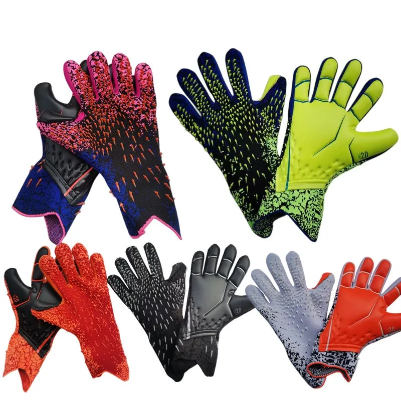 Goalkeeper Gloves,Strong Grip for Soccer Goalie Goalkeeper Gloves with Size 6/7/8/9/10 for Kids Youth and Adult