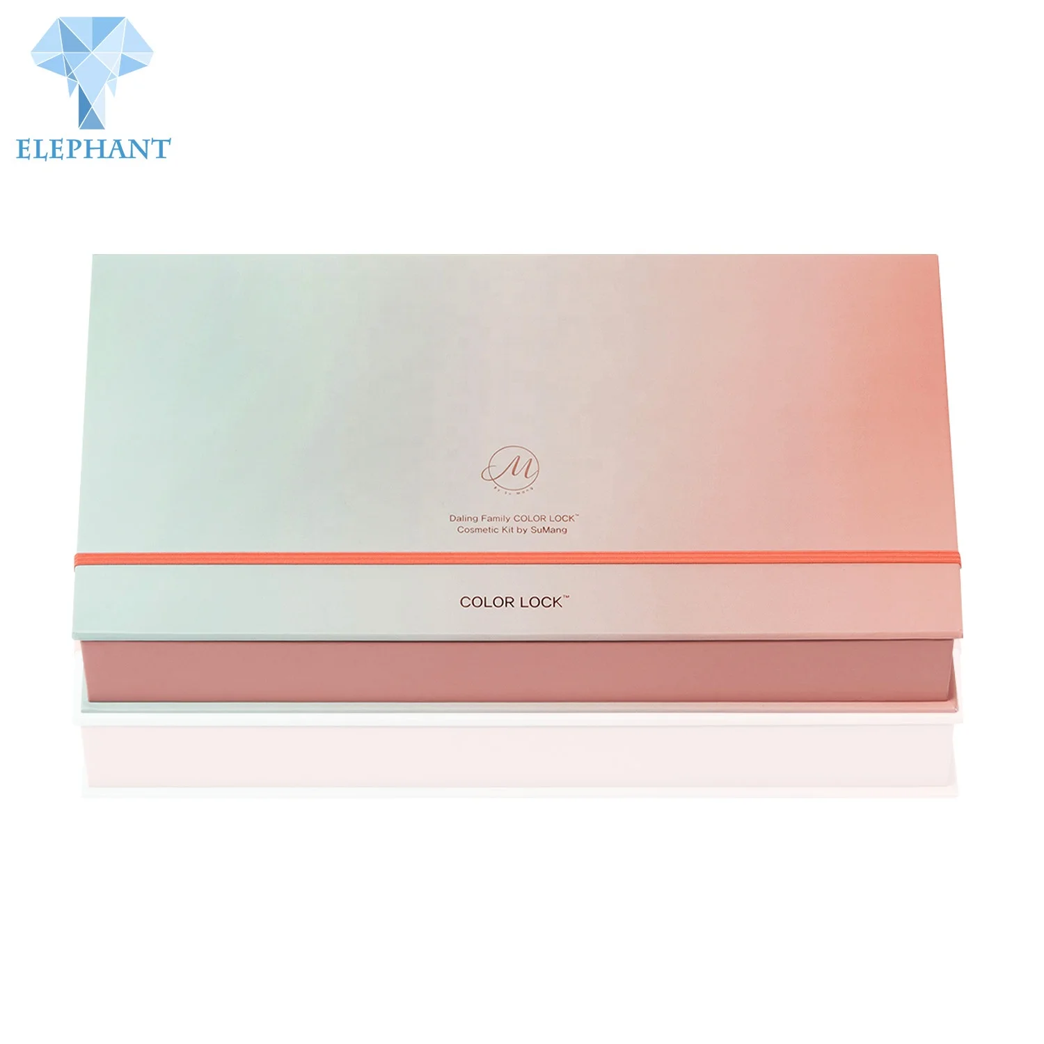 Hologram Gift Paper Shipping Cosmetic Set Packaging Box With A Mirror