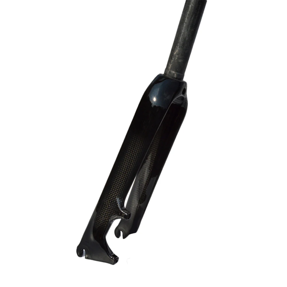 20 Inch Folding Bike T800 3K Full Carbon Fiber 406 BMX Bicycle Front Forks Disc,Glossy or Matte 28.6mm Tube