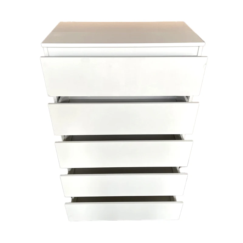 Nordic White Cabinet Modern Side Tables Classic Smart Laptop Nightstands For Bedroom Bedside
