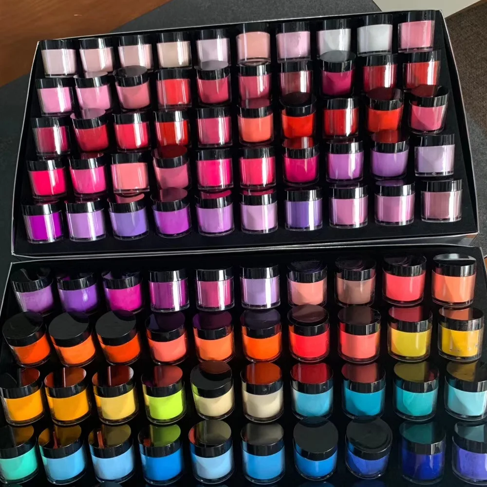 Manufacturer Young Nail Acrylic Powder Bulk Dipping Powder Set Wholesale Nails Art Acrylic Powder 170 Clear Colors Bottles MSDS