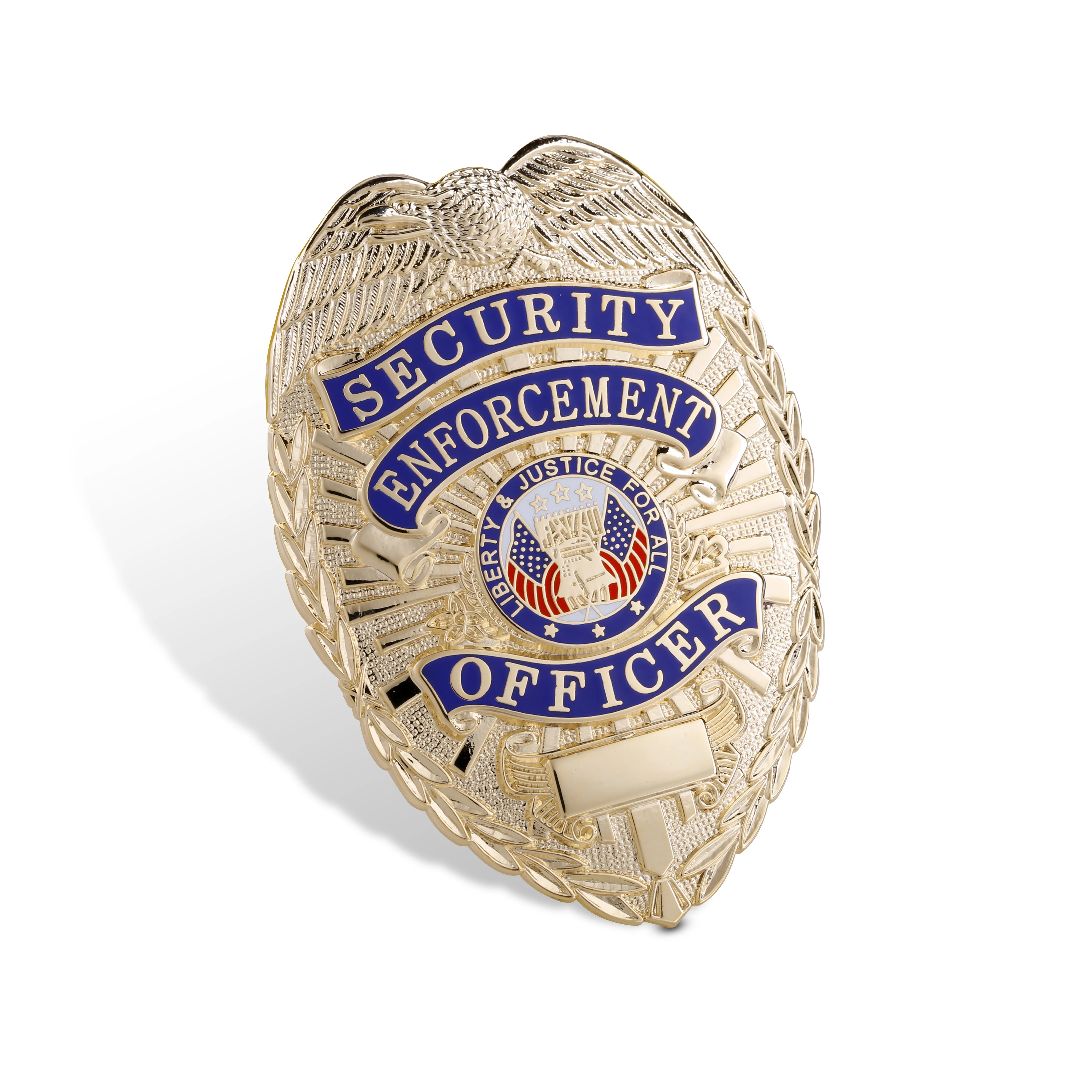 Высокое качество безопасности сотрудник металлический значок производитель