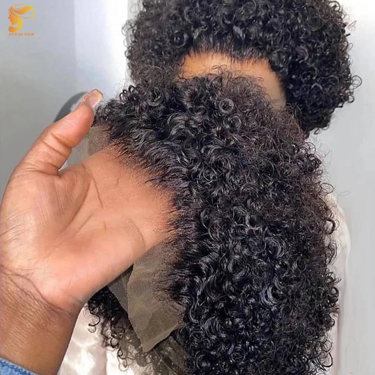 Aosun Bob Pixie Curls Lace Frontal Wig With Baby Hair, Wholesale Summer Pixie Cut Wigs, T Part Curly Pixie Wigs For Black Women