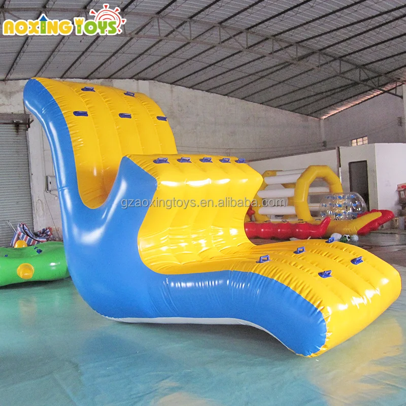 Outdoor Lager Water Sports Games Equipment Inflatable Seesaw Floating Water Totter And Water Slide Combo For Adults