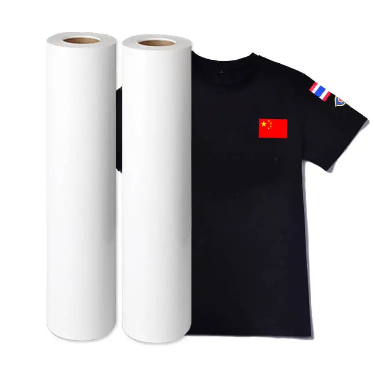 TIS  white polyurethane PU eco solvent printable sublimation sublistop heat transfer vinyl roll for lycra digital diy printing
