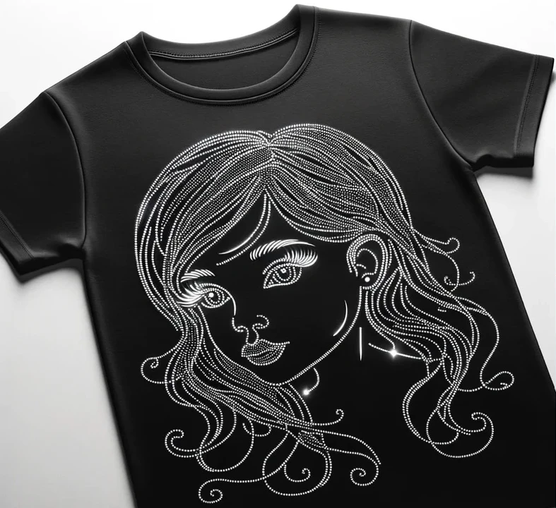 China manufacturer guitar patterns rhinestone transfer custom rhinestone custom transfer