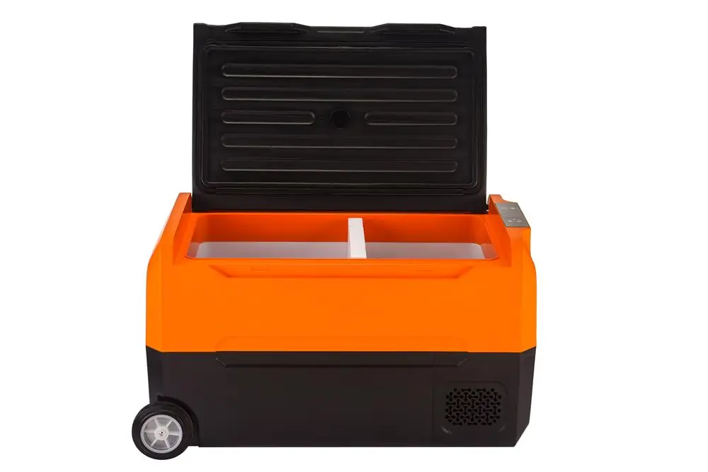 Portable 50L DC 12v 24v Compressor Cooler Ice Cream Refrigerator Freezer Car Fridge With