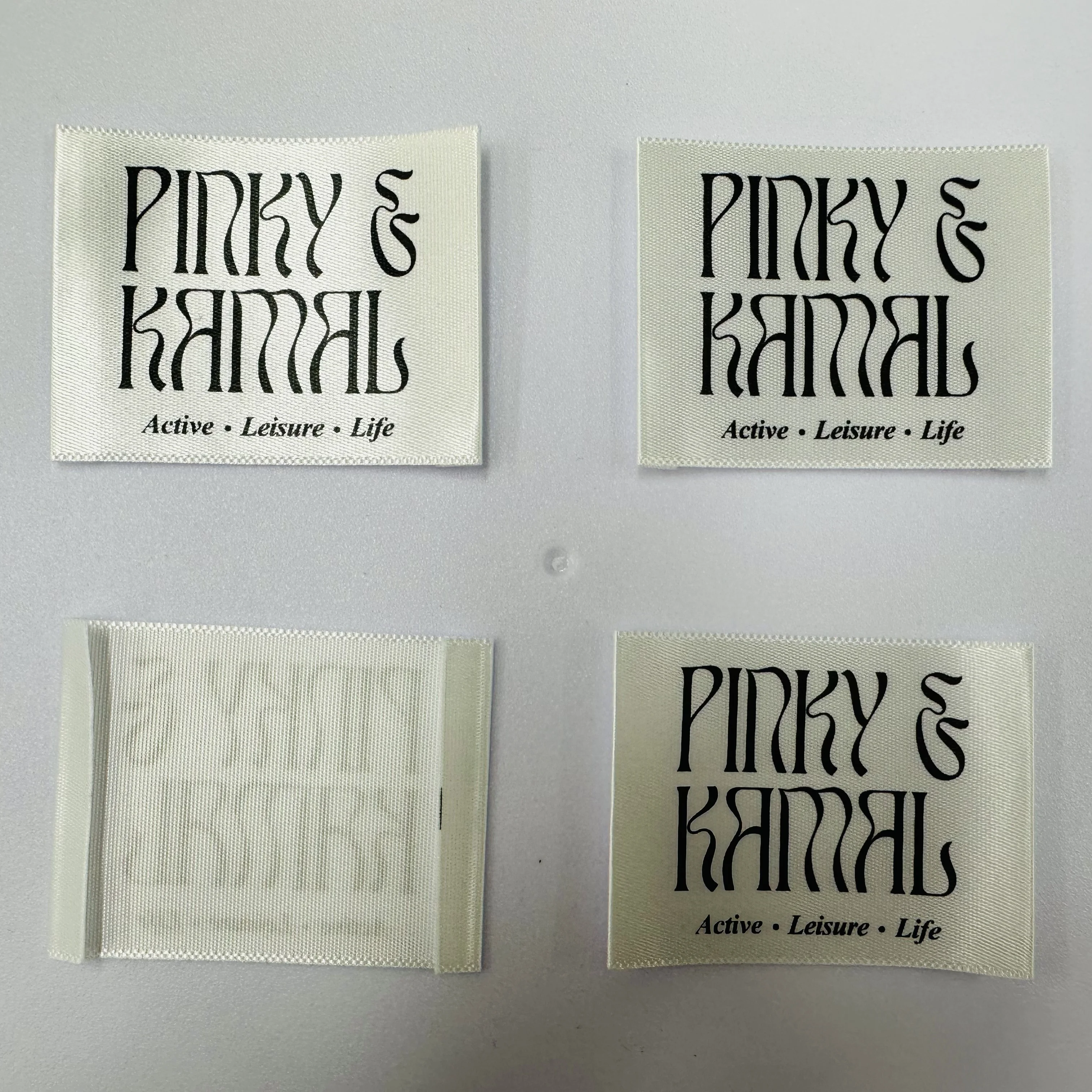 High-Density Customized Private Design Woven Damask Logo Tag Wholesale Woven Label Private Labels For Clothing and Bags