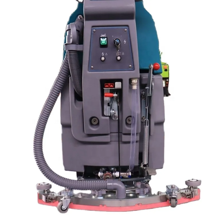 Cleaning hand held Battery Hand Walk Behind Floor Scrubber Autoscrubber Concrete Marble Tile Granite Floor Sweeper machine