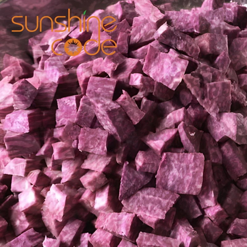 Sunshine Code Dried Purple Sweet Potato Diced Korean Fresh Potatoes From Yun Nan Vf