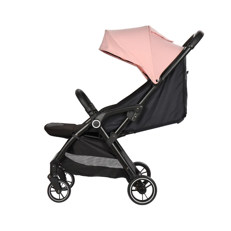 Eco-friendly Light weight foldable 4 wheel stroller for children / safety baby kids stroller