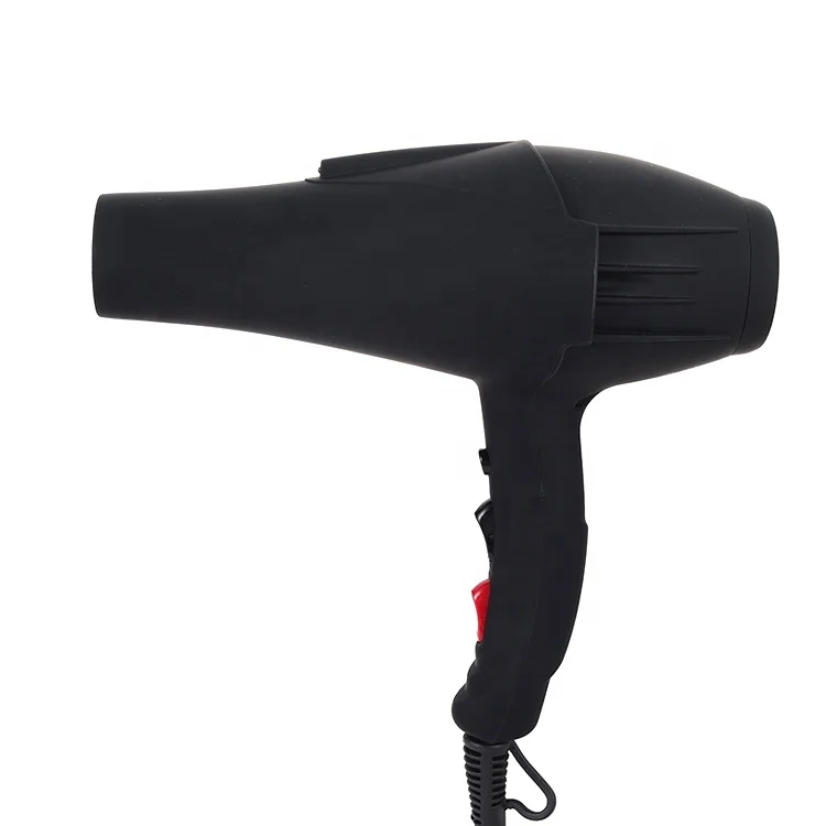 New Concept Volumizing Turbo Hairdryer Temperature Control Professional Black Salon Barber AC Motor Styling Blow Hair