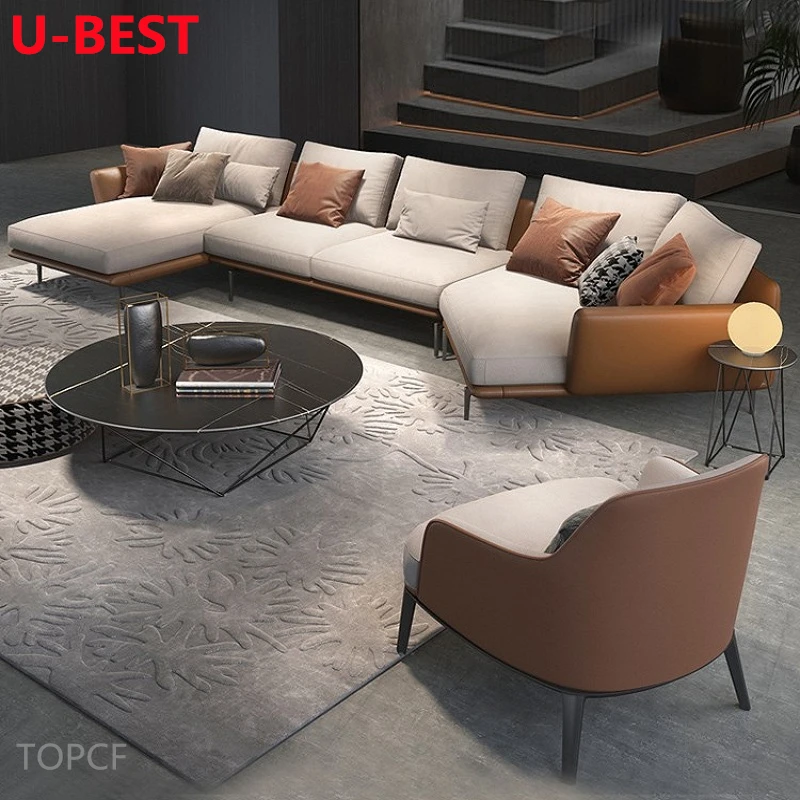 U-Best  Luxury Italian Modern Modular Couch Sofa Kanepe Bankstel Sofy Muebles Salon Mobili Soggiorno Corner Furniture Living Roo