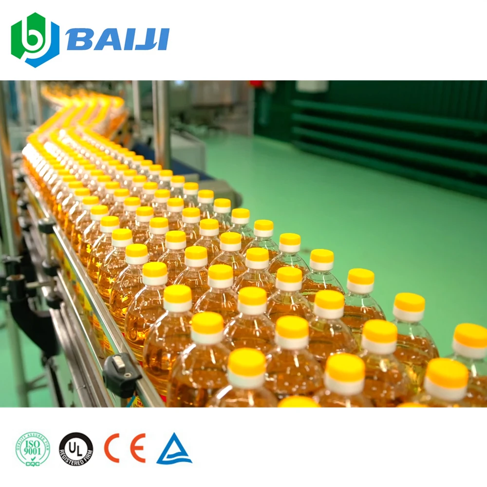 Hot sale automatic small plastic bottle coconut edible cooking oil filling machine