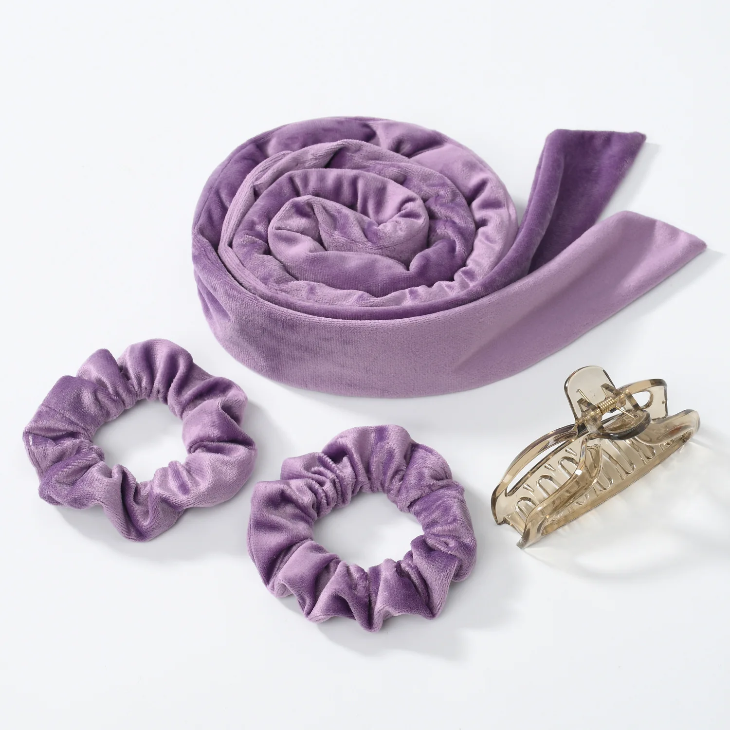 High Quality 4pcs/Set Heatless Hair Curlers New Design Velvet Hairband Hair Friendly Curling Iron Wave Hair Styling Tool