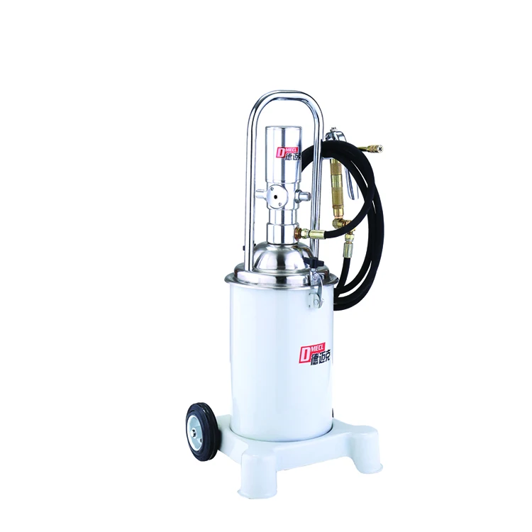 DMECL 5 Gallon High Pressure Air Operated Grease Pump Stainless Steel Set with Drum