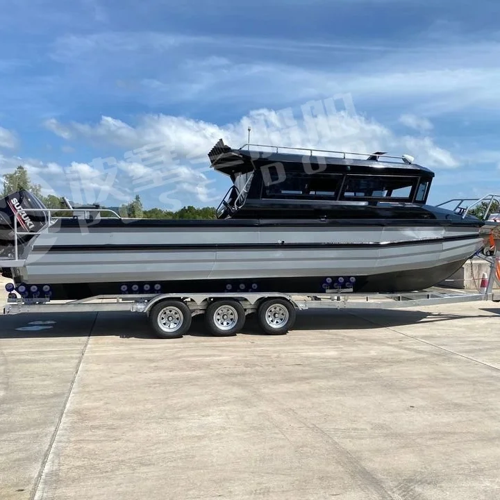 New 9m 29.5ft 5083 Marine Grade Sea Fishing Boat Aluminum Fishing Boat All Welded