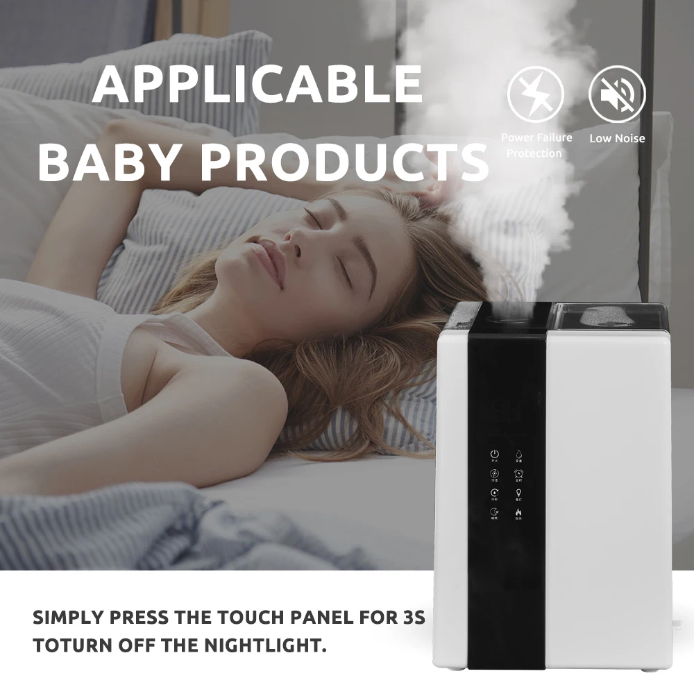 Portable Scent Air Humidifier h2o for home top filling personal mushroom house humidifier