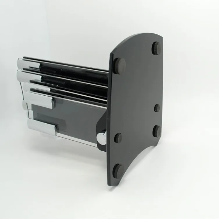 Amazon Hot  Kitchen Foldable  Knife Holder Acrylic Knife Block For 3' 4' 5' 6' Inch Knives