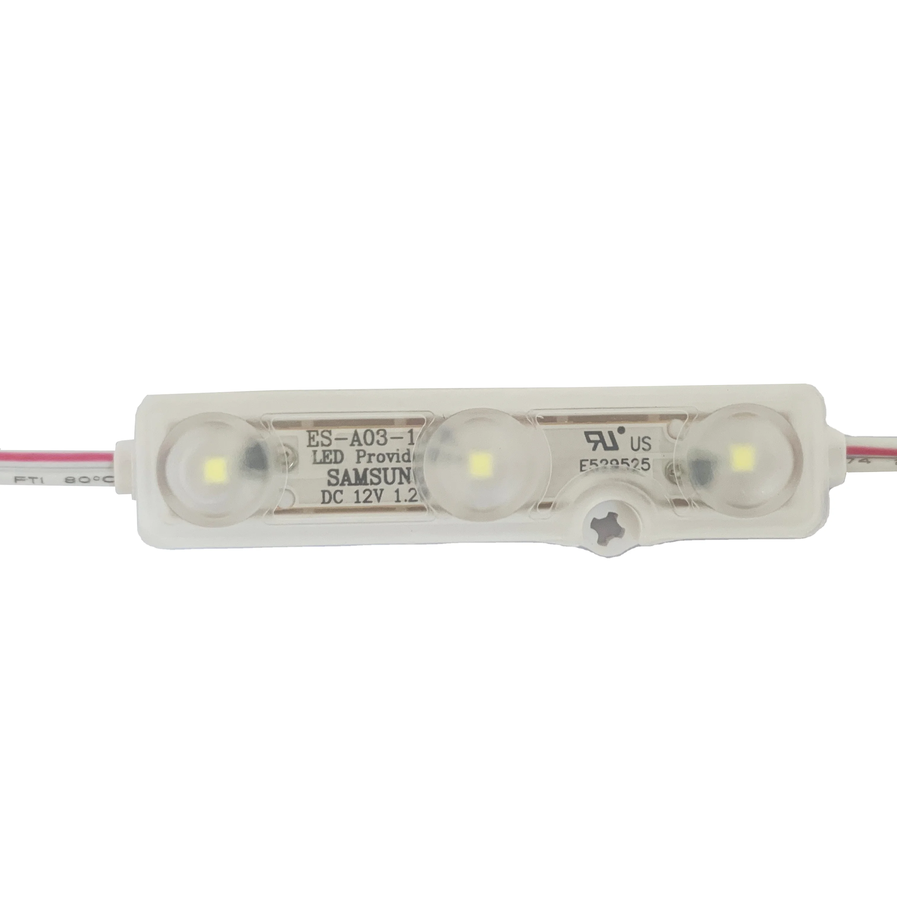 A03 U L Listed High quality  1.2W 2835  3 leds cold white waterproof  led module Korea led module light for sign letter