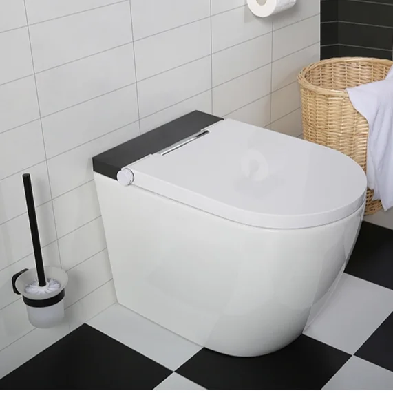 China supplier sanitary ware automatic electric back to wall ceramic smart intelligent toilet