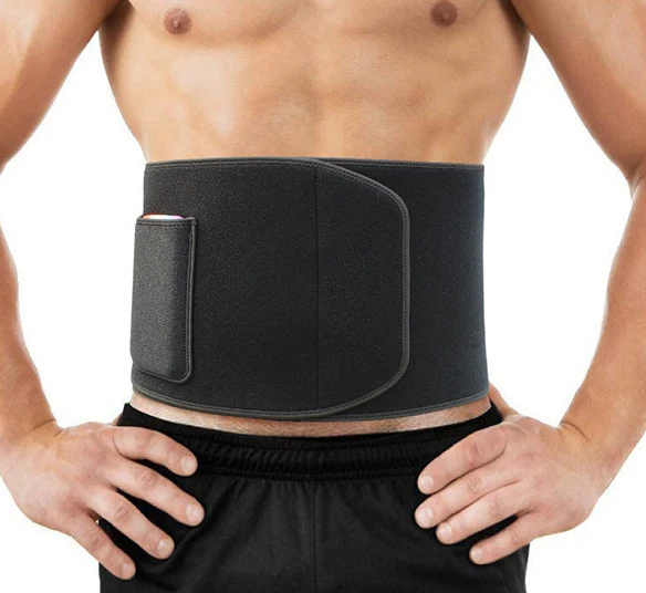 Custom Logo Wholesale Neoprene Waist Trimmer Belts Tummy Flat Waist Trainer Slimmer Wrap Rubber Sports Fitness