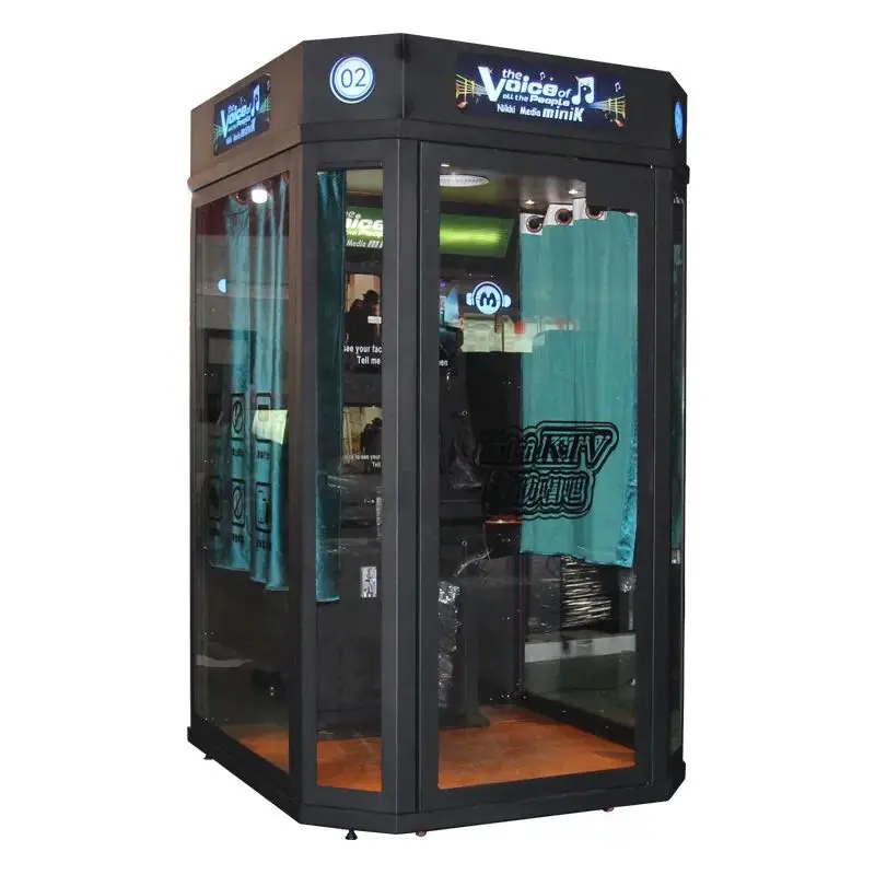Coin operated Karaoke machine music amusement voice machine