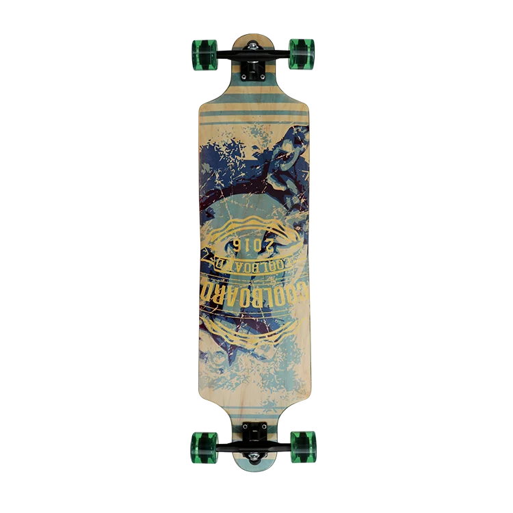 Прямые оптовые поставки из китайской фабрики новая популярная трендовая длинные patineta 4 колеса взрослый 8 слоев дерева скейтборды канадский клен конкурировать Уличный Скейтборд