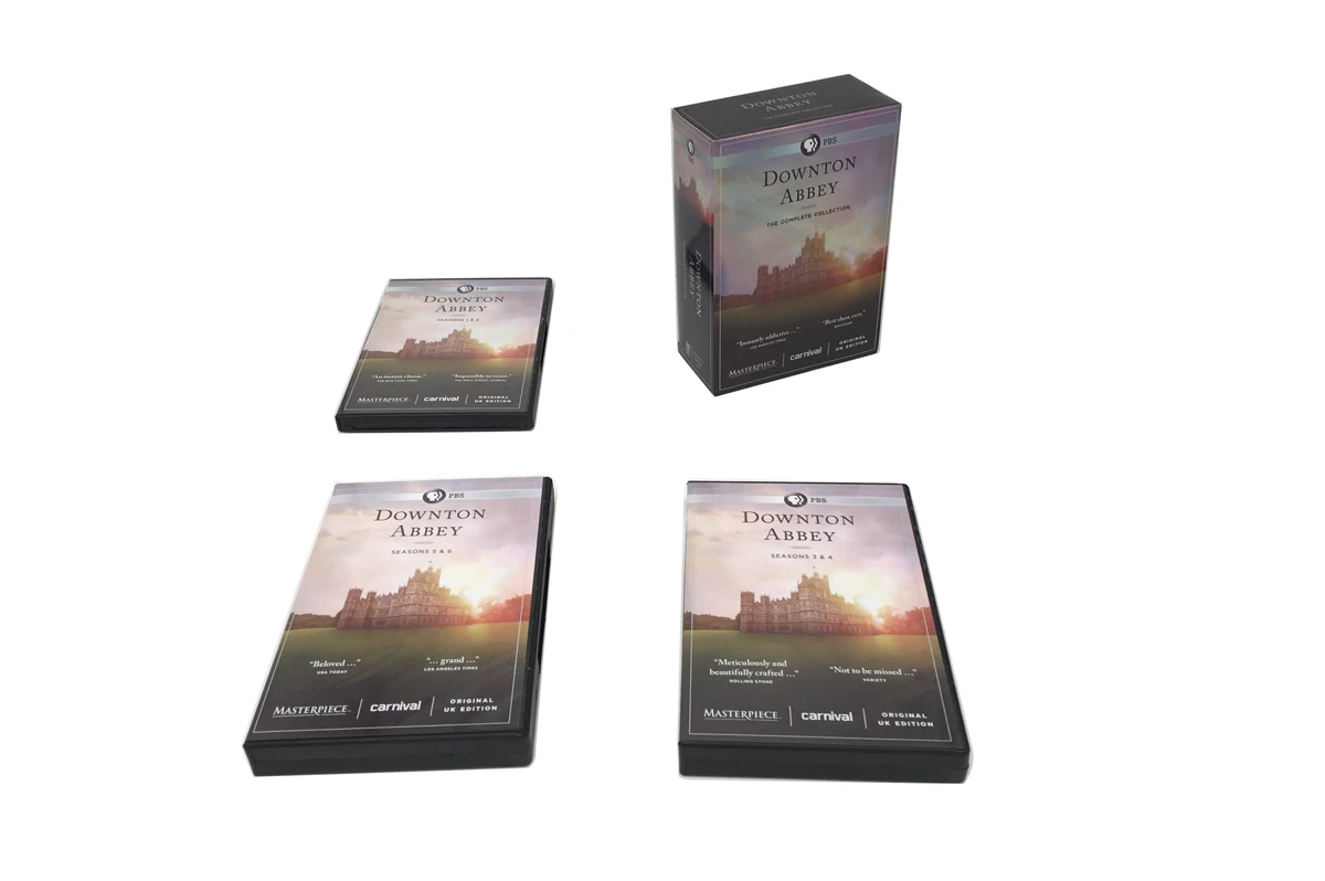 PBS Downton Abbey: The Complete Collection 22discs dvd box sets region 1 region 2 dvd factory supply fast shipping DHL UPS