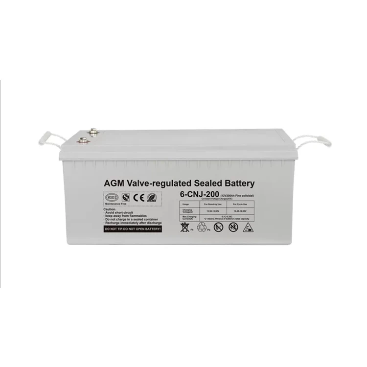 Клапанный герметичный аккумулятор 12V200AH, высокопроизводительный свинцово-кислотный аккумулятор для хранения возобновляемой энергии