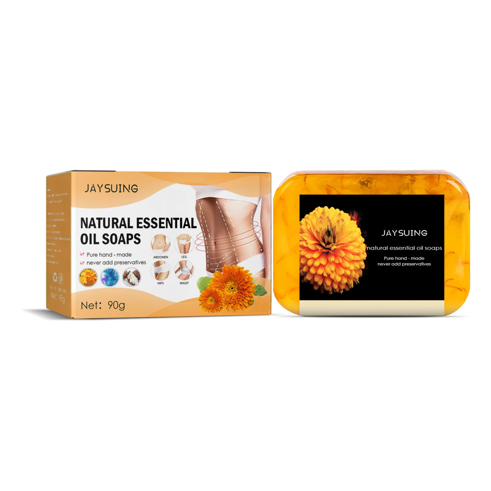 Jaysuing Custom Logo Slimming Products For Weight Loss Bathing Soaps Handmade Soap Essential Oil Soap
