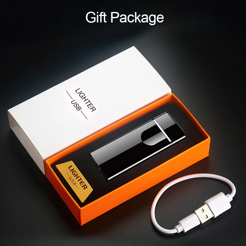 High Quality New Style usb charged Rechargeable USB Electric Cigarette Lighter With Power Show