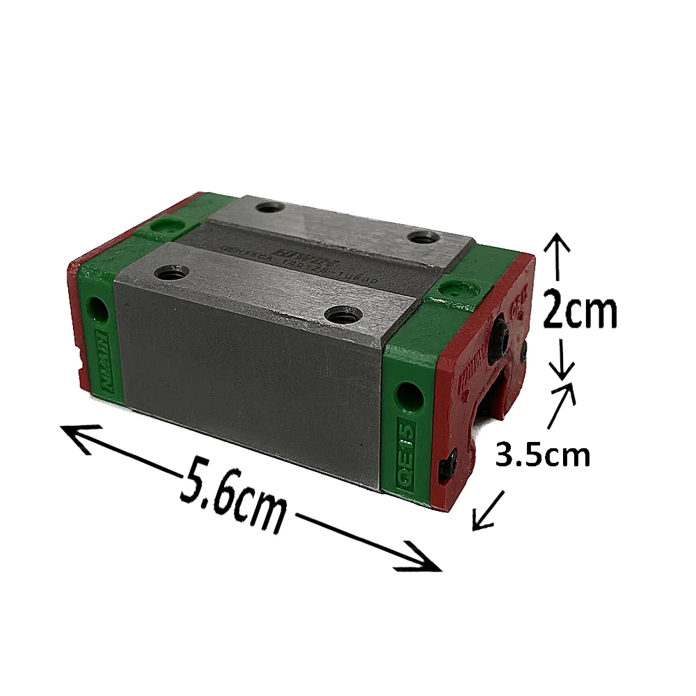 Slide bearing linear guide rail block printer parts Hiwin QE15 rail slider linear guideway