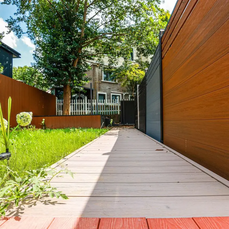 European Style Waterproof Outdoor WPC Deck Board Flooring Modern 3D Wood Grain Composite Decking Wood Plastic WPC Decking