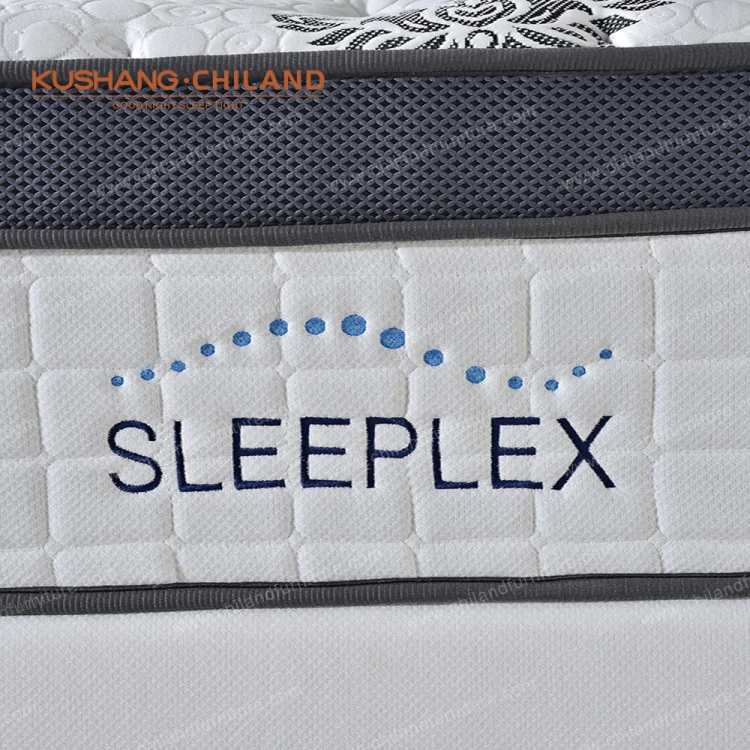Latex Double euro top gel memory foam vacuum packing mattress pocket spring 2 side  used mattress