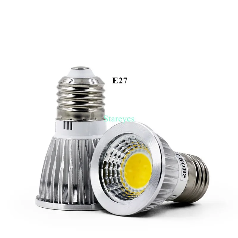 
Free shipping 100 Pcs Dimmable 3W 5W GU10 E27 B22 E14 GU5.3 MR16 LED COB Spotlight Downlight droplight Light lamp Bulb Lighting 