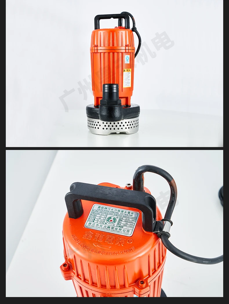 Manufacturer price list high quality 1.5kw 2hp 3inch outlet micro electric centrifugal sewage submersible pumps