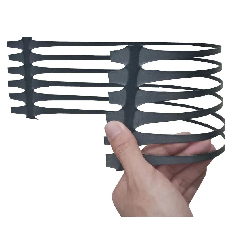 High quality Steel Plastic Composite Geogrid Driveway Geogrid For Road Construction