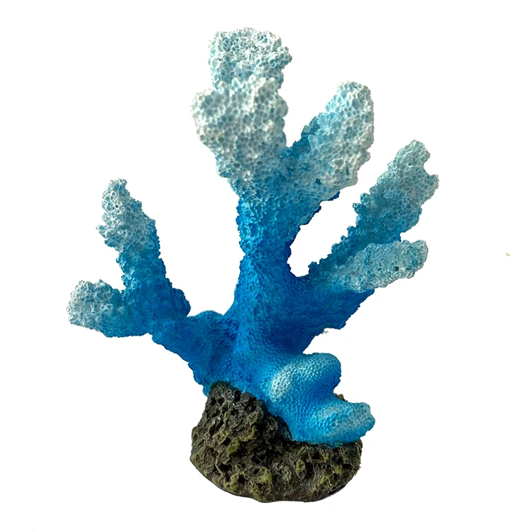 Aquarium desktop fishing tank refined handmade resin artificial coral decorations
