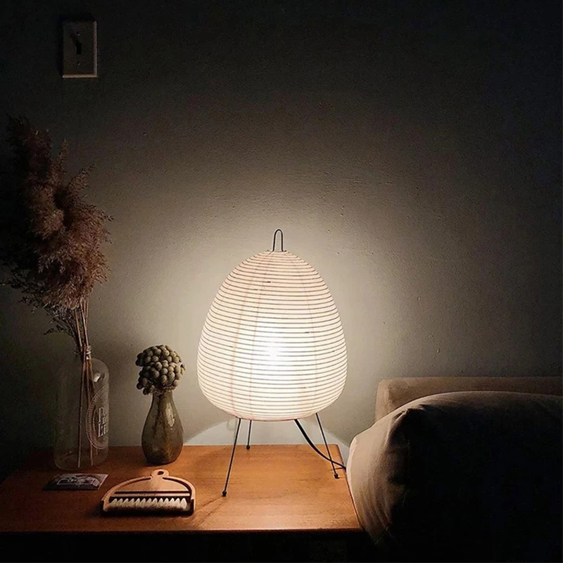 New Modern Japanese Style Tripod LED Table Lamp For Living Room Bedroom Study Hotel Decoration Lighting