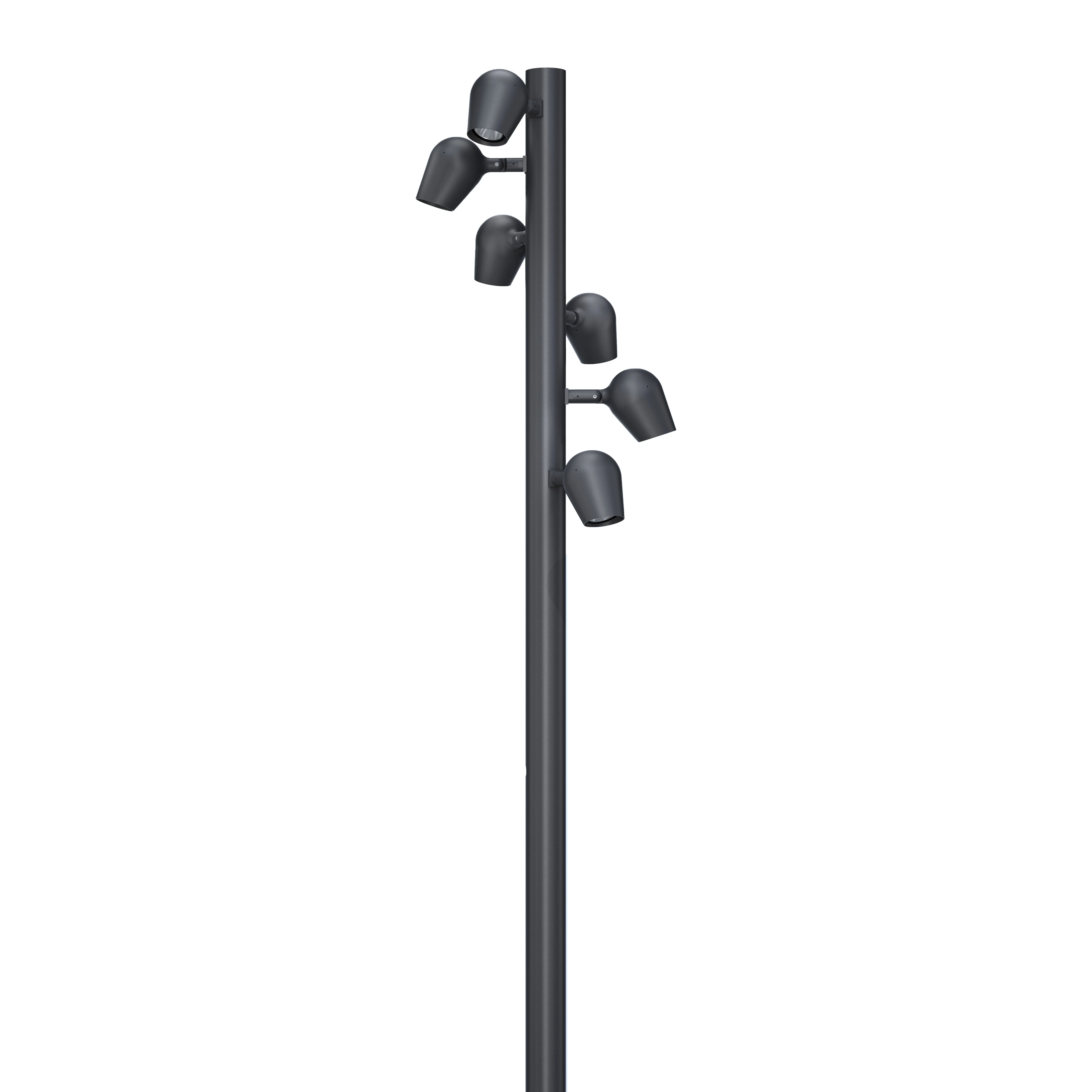 80w Led Post Top Garden Light Ac 120-277v Die Cast Aluminum Outdoor 90 80 Decorative Pole Outdoor with No Light COB * 1PC 1KG