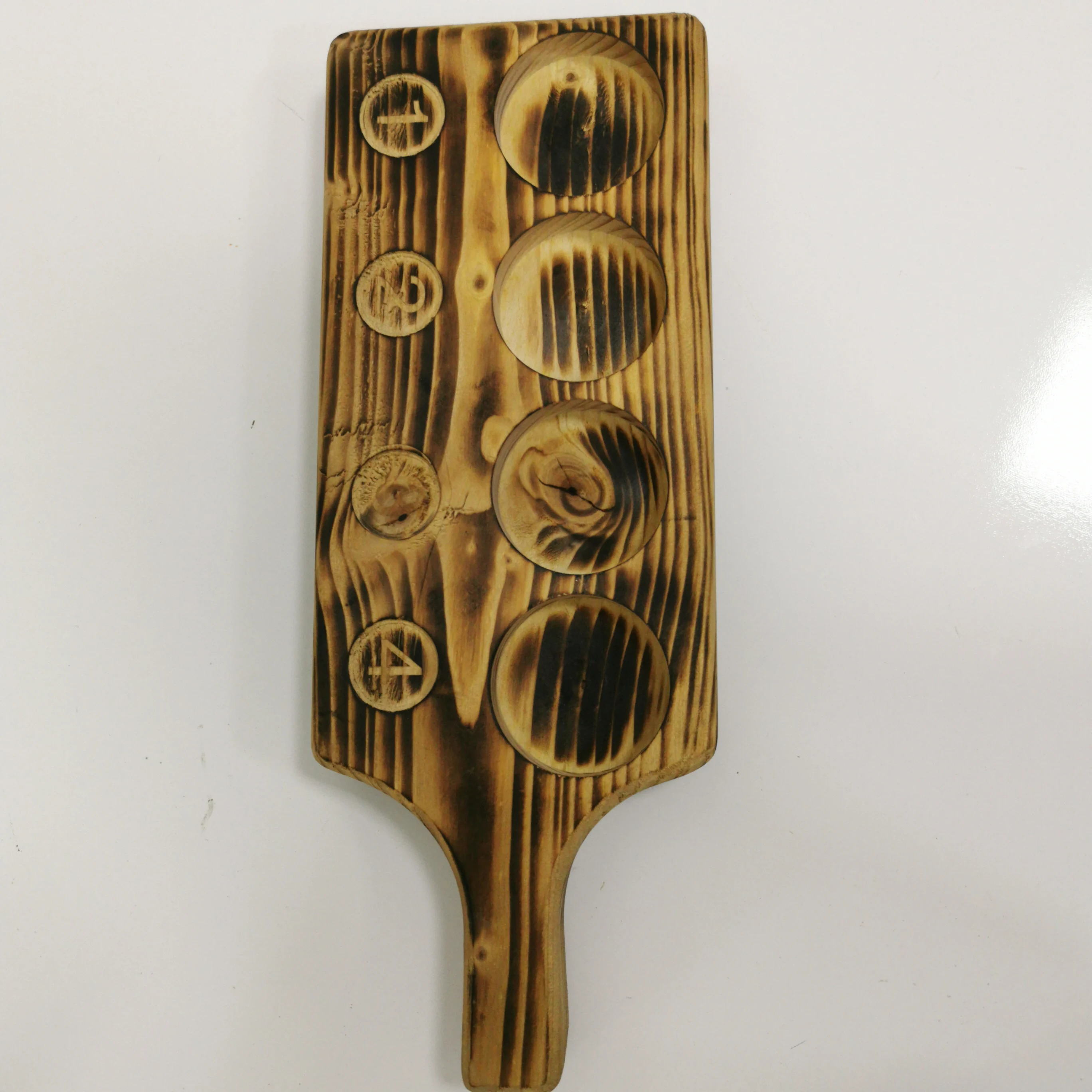 beer glasses wine flight boards Tasting Sampler Set with 4 Beer Glasses Gift Paddle Design wood Beer Flight Board