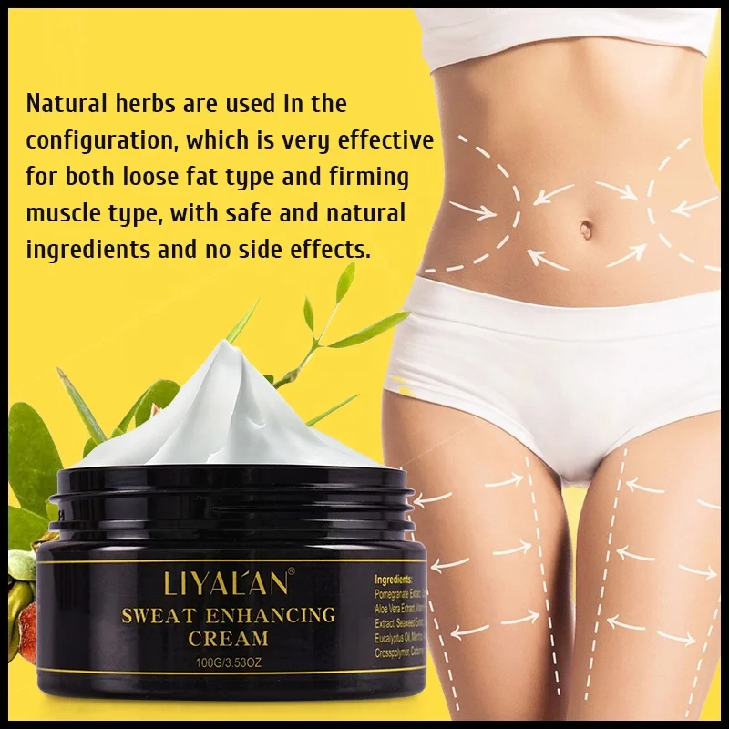 Dropshipping Sports Sweating Cellulite Belly Fat Burning Natural Organic Hot Cream Slimming Fat Burn Slim Gel