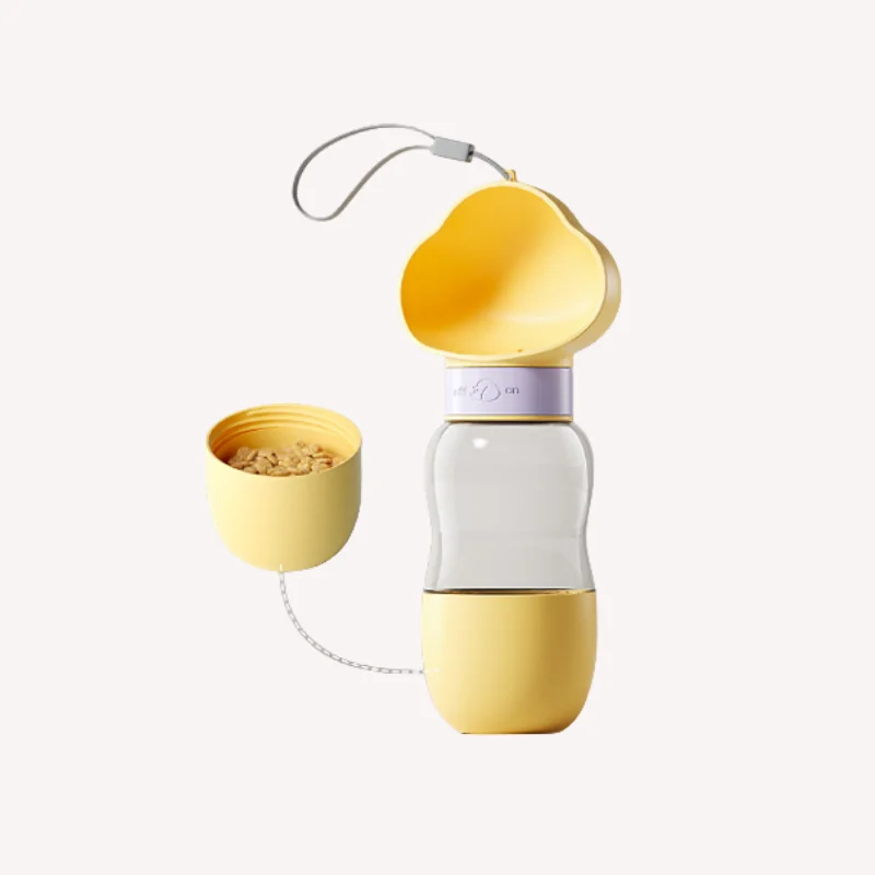 Portable Water Bottle Travel Pet Drinker Leakproof Dog Bowl Food Containers Dog Accessories For Dogs Puppy Drinking Bottle